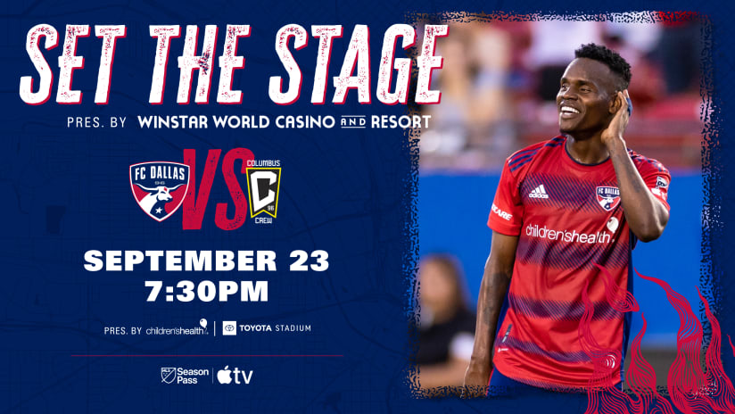 SET THE STAGE: FC Dallas vs. Columbus Crew | 9.23.23