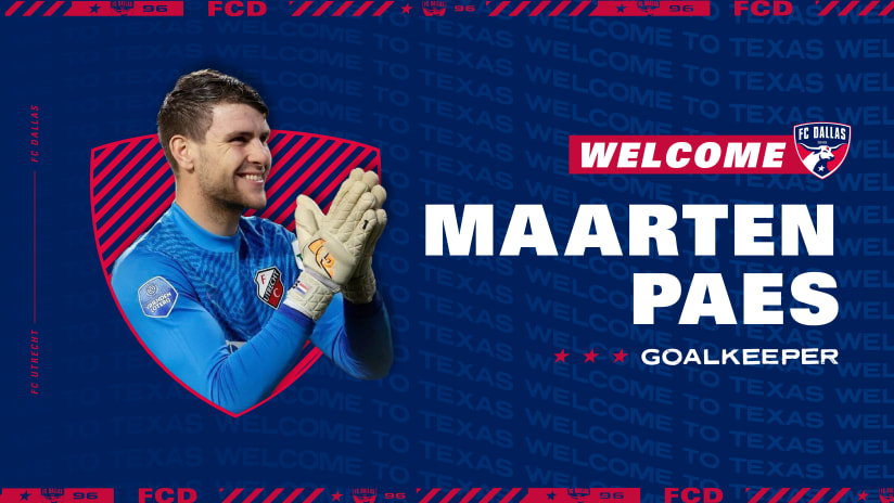 FC Dallas Signs Goalkeeper Maarten Paes