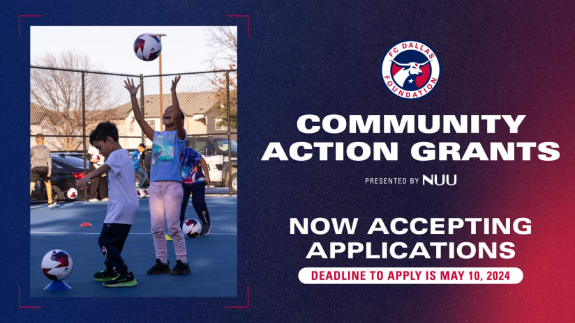 The FC Dallas Foundation and NUU Announce 2024 Community Action Grant Program