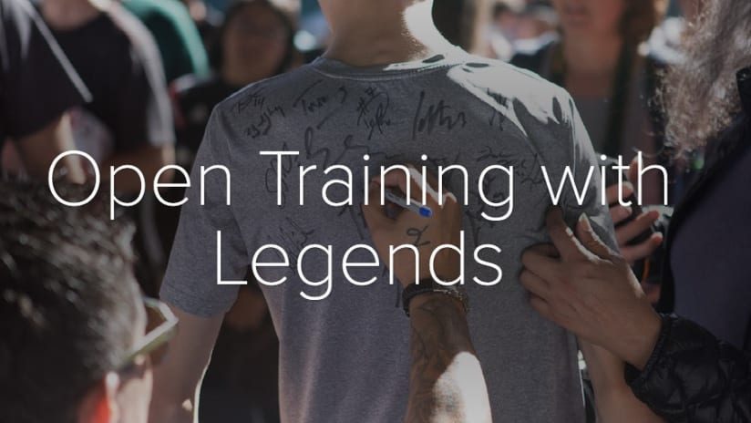 Gallery | Open training with legends - Open Training with Legends