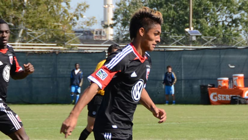 Christyan Najar with DC Reserves