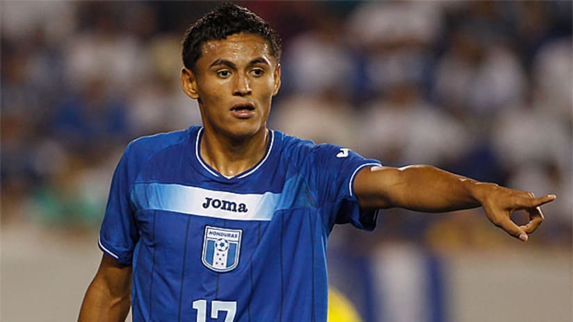 Andy Najar playing for Honduras