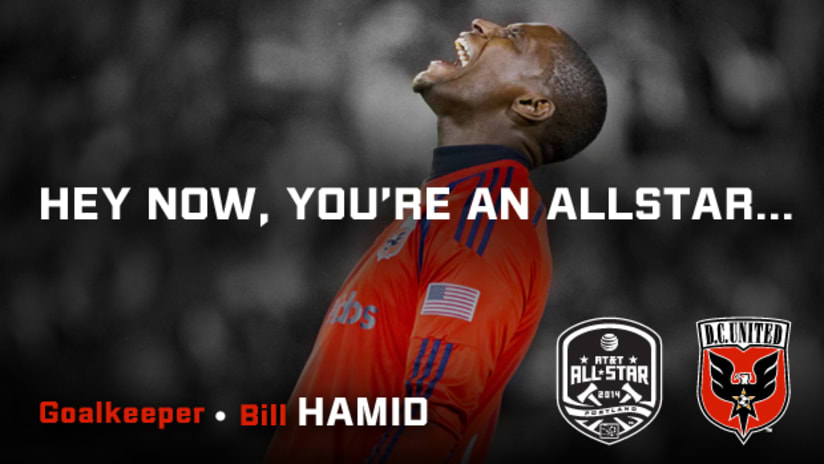 Bill Hamid - 2014 All-Star announcement