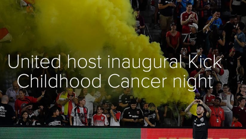 Gallery | United's inaugural Kick Childhood Cancer night - United host inaugural Kick Childhood Cancer night
