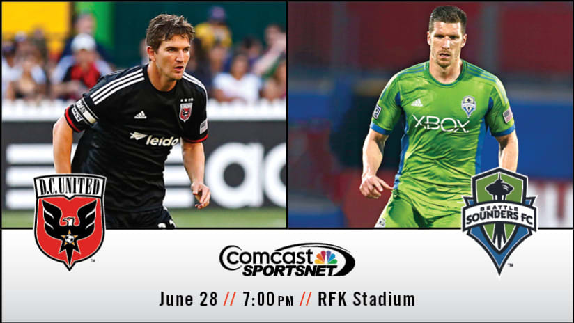 D.C. United vs Seattle Sounders preview image 620x350