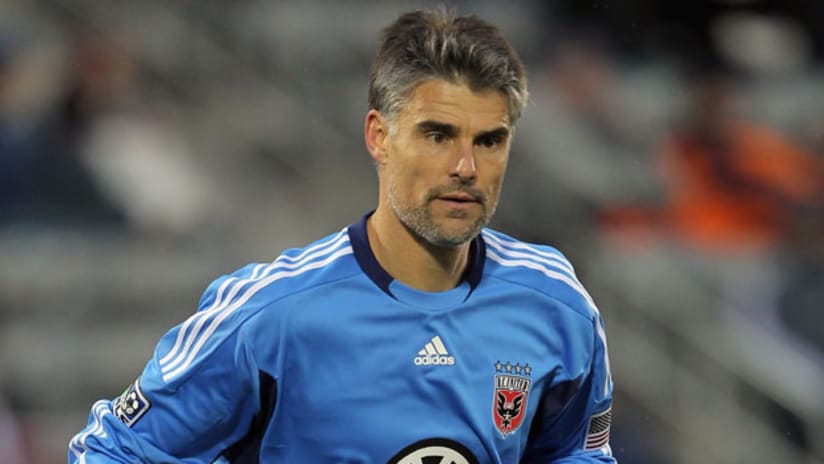 Pat Onstad with D.C. United