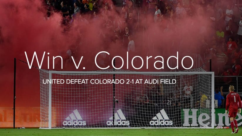 Gallery | United defeat Colorado 2-1 - Win v. Colorado