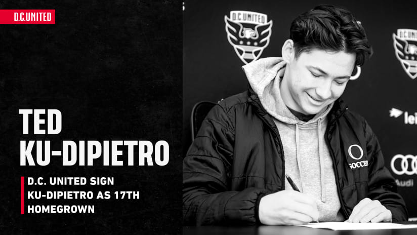D.C. United Sign Midfielder Ted Ku-DiPietro to Homegrown Deal