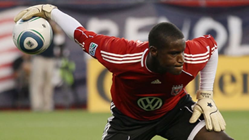 D.C. goalkeeper Bill Hamid is back with the team after shoulder surgery last week, but faces a long road before he can play again.