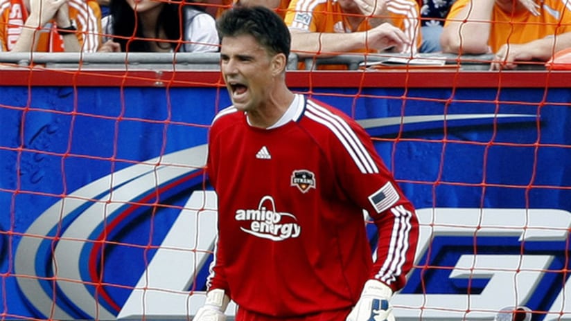 Former Houston Dynamo goalkeeper Pat Onstad says he's excited about his new coaching role with D.C. United.