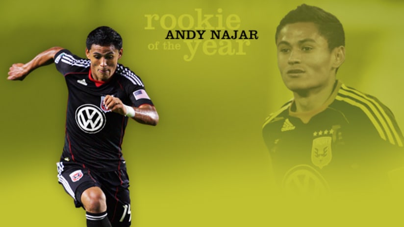 Andy Najar was named 2010 Rookie of the Year.