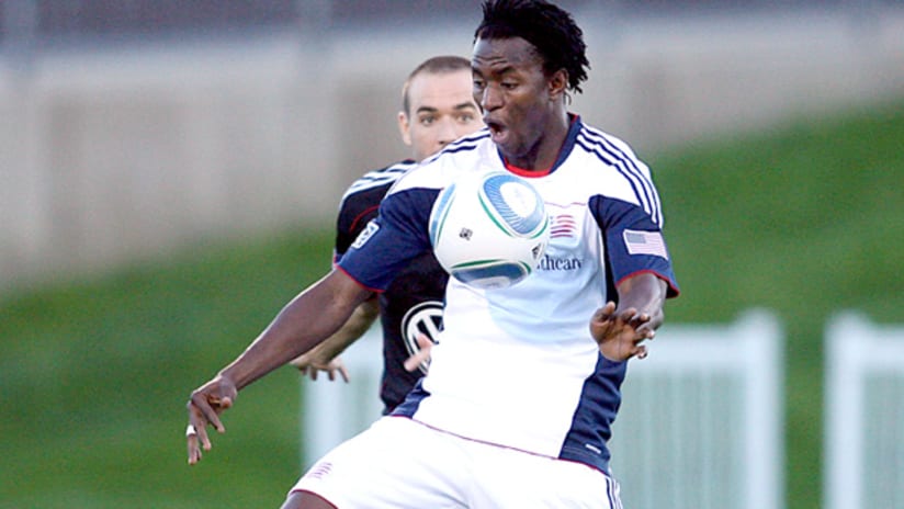 Kenny Mansally tallied an assist in New England's 3-2 victory over DC in a USOC Open Cup game.