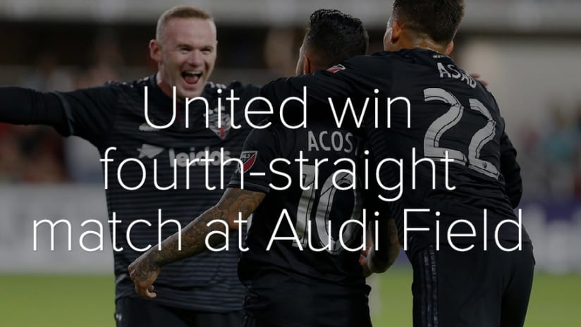 Gallery | United win fourth straight at Audi Field - United win fourth-straight match at Audi Field