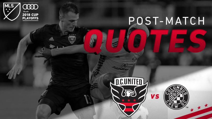 Image; Post match quotes playoffs 2018