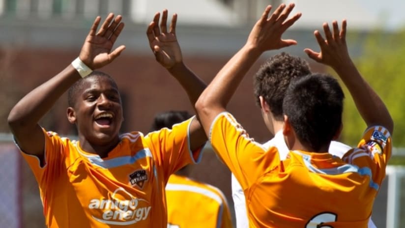 The Dynamo Academy U-16 team advanced to the Dallas Cup semifinals.