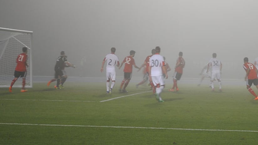 D.C. United vs Toronto FC - preseason 2014 - 4 fog
