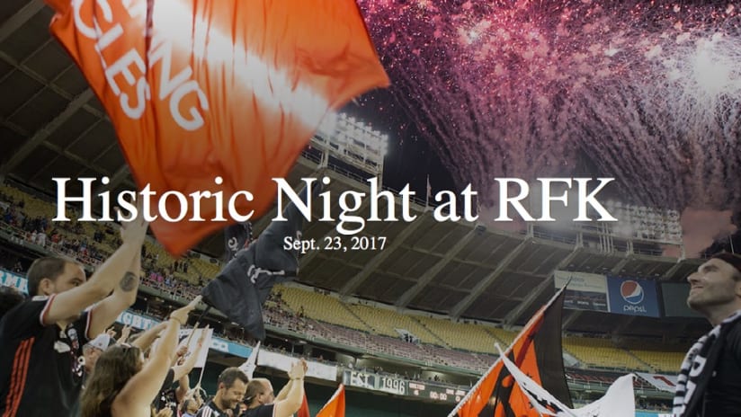 GALLERY | A historic night at RFK - Historic Night at RFK