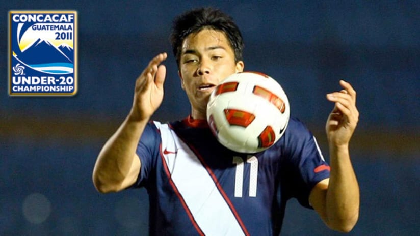 Bobby Wood and the US Under-20 team rolled past Suriname 4-0 on Tuesday night.