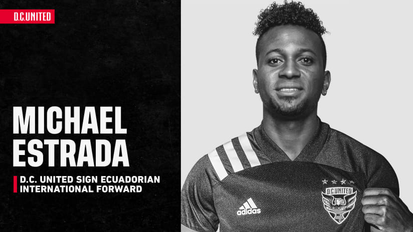 D.C. United Sign Ecuador Forward Michael Estrada on a Season-long Loan