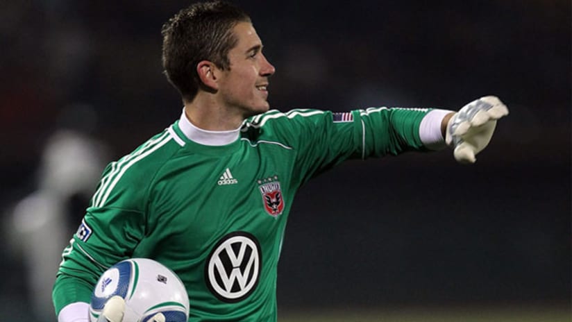 Troy Perkins and D.C. United are looking for win in their home opener on Saturday.