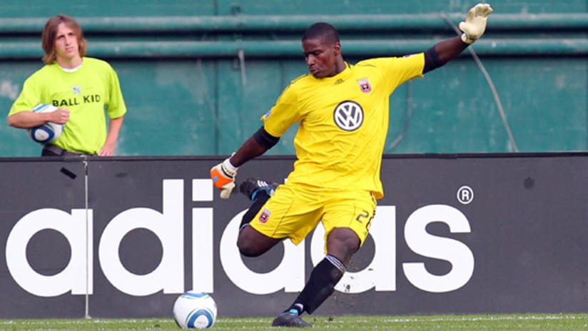 Goalkeeper Bill Hamid's shoulder injury could mean the end of a promising 2010 season.