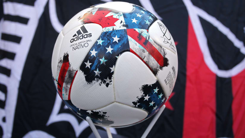 IMAGE: 2017 mls ball with d.c. logo