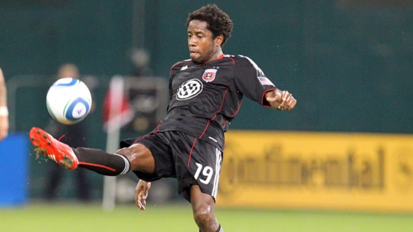 Clyde Simms and D.C. United face the Richmond Kickers on Wednesday night.