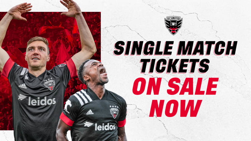 D.C. United Single-Match Tickets for 2022 Major League Soccer Schedule Now On-Sale
