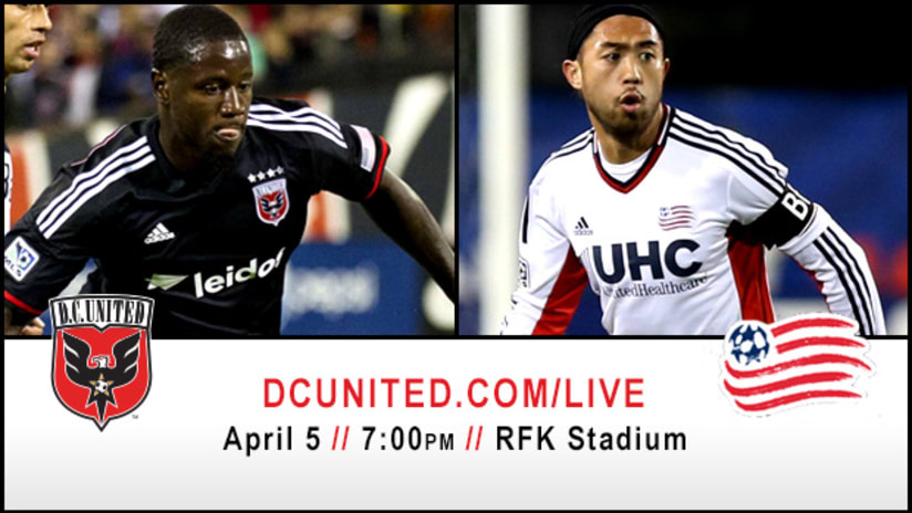 D.C. United vs New England Revolution preview image 620