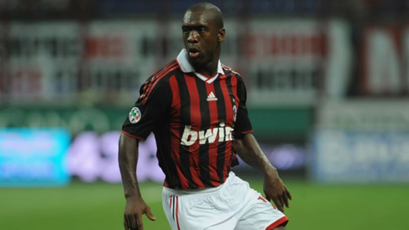 AC Milan's Clarence Seedorf will face strugglers D.C. United on Wednesday night.