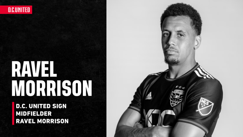 D.C. United Sign Former Derby County Midfielder and Jamaican International Ravel Morrison on a Free Permanent Transfer Using Targeted Allocation Money