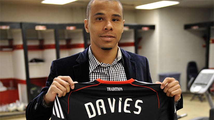 Charlie Davies with jersey