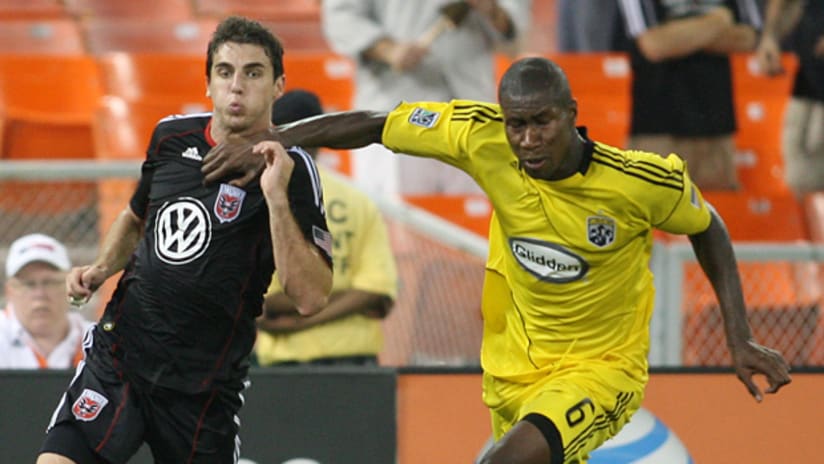 D.C. United could hold back Andy Iro and the Crew, who equalized late before snatching the game in extratime.