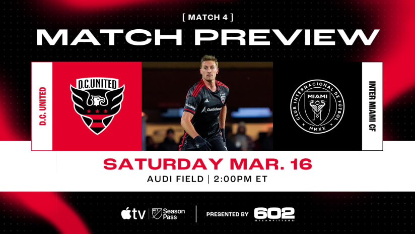 Match Preview: D.C. United vs. Inter Miami CF March 16, 2024