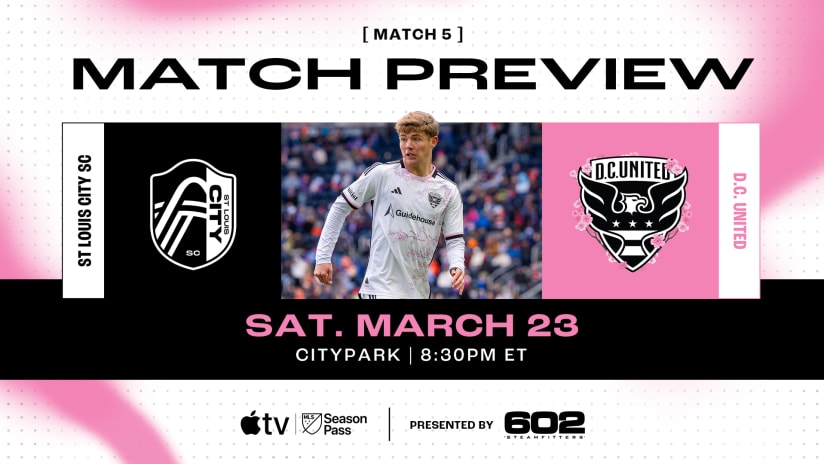 Match Preview: D.C. United vs. St. Louis CITY SC March 23, 2024