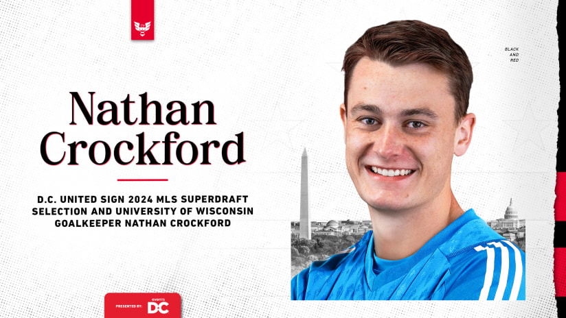 D.C. United Sign University of Wisconsin Goalkeeper Nathan Crockford