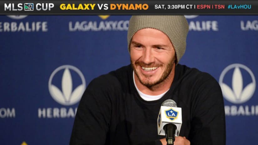 David Beckham MLS Cup press conference