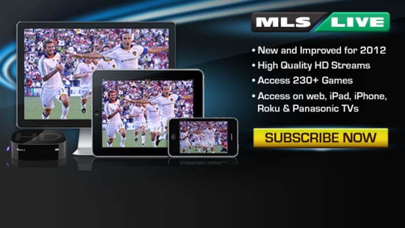 Follow the 2012 season with MLS Live -