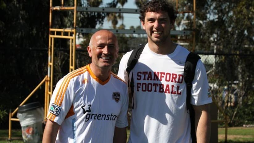 Andrew Luck: Dynamo are the "No. 1 team in my heart" -