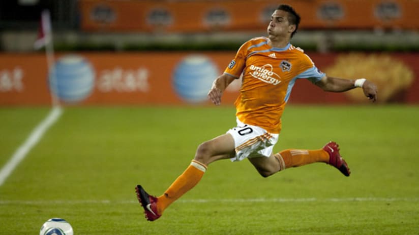 Geoff Cameron's play in the midfield had helped ease the loss of Stuart Holden for Houston.