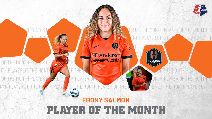 Dash forward Ebony Salmon named NWSL Player of the Month for July 