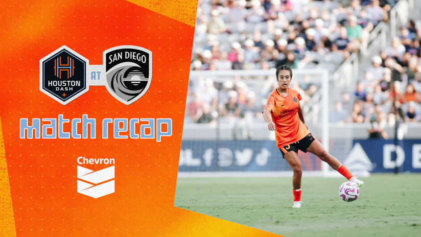 Houston Dash goes down to 10 players and fall 1-0 on the road to San Diego Wave