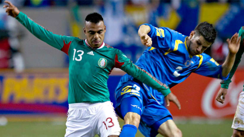 Edgar Ivan Pacheco scored Mexico's second goal in a 2-0 win vs. Bosnia.