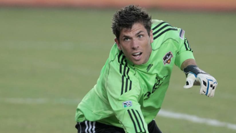 Houston goalkeeper Tally Hall is set for his first MLS start on Saturday against D.C. United.