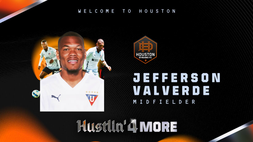 Houston Dynamo FC sign defensive midfielder Jefferson Valverde from LDU Quito