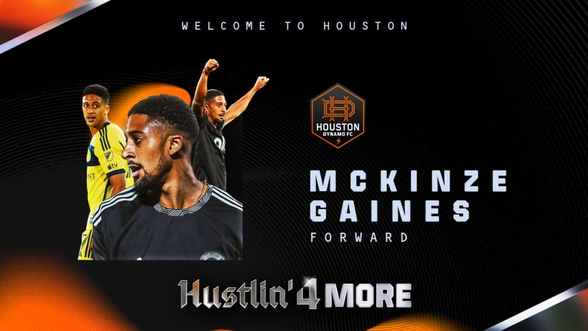 Houston Dynamo FC acquire attacker McKinze Gaines from Nashville SC