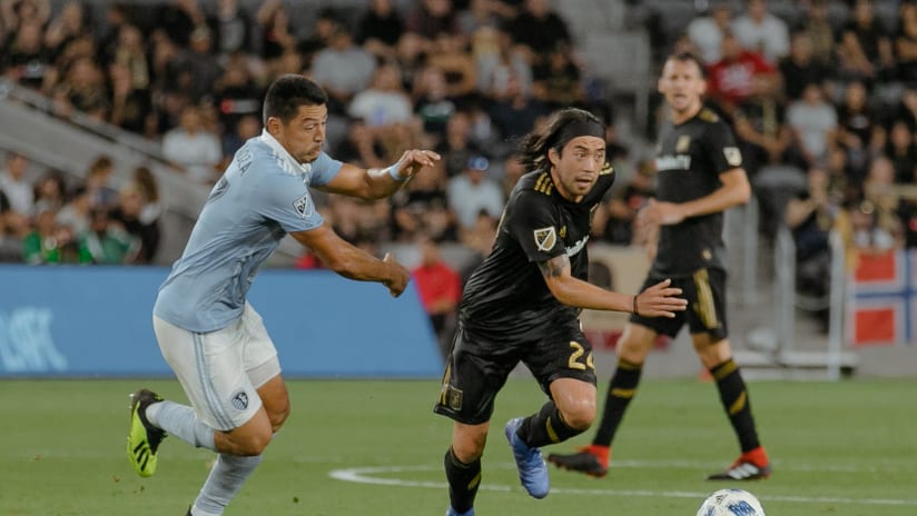 Lee Nguyen Dribbles Past An SKC Player 180811 IMG