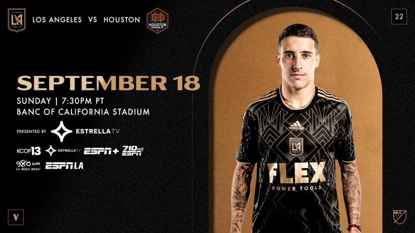 Where To Watch | LAFC vs Houston Dynamo 9/18/22