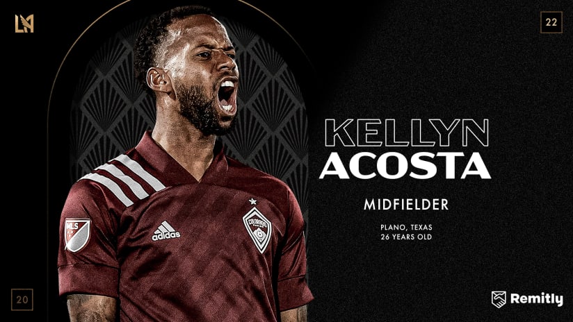 LAFC Acquires U.S. National Team Midfielder Kellyn Acosta From Colorado Rapids