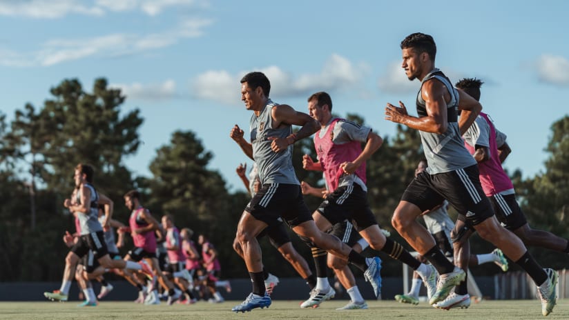 LAFC Players Running Training MLS Is Back 200722 IMG
